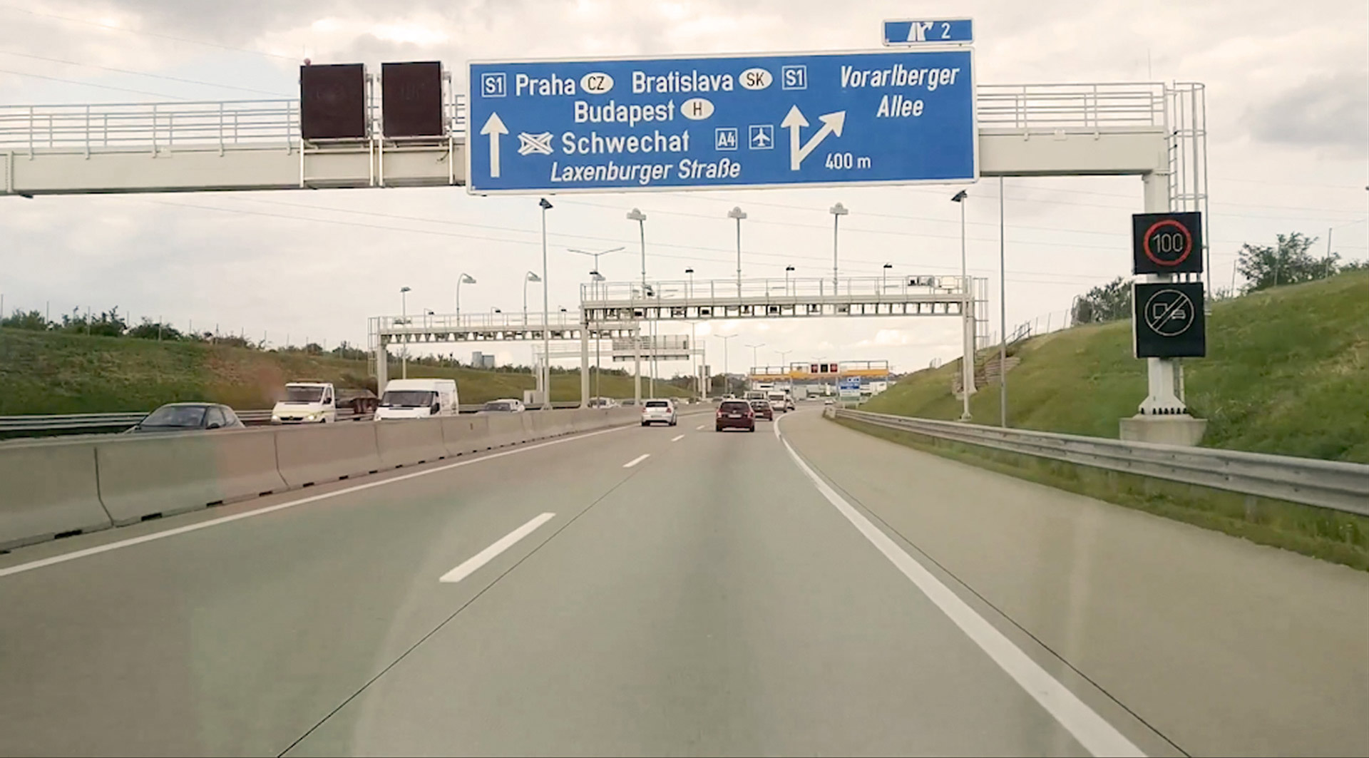 On the way to Budapest