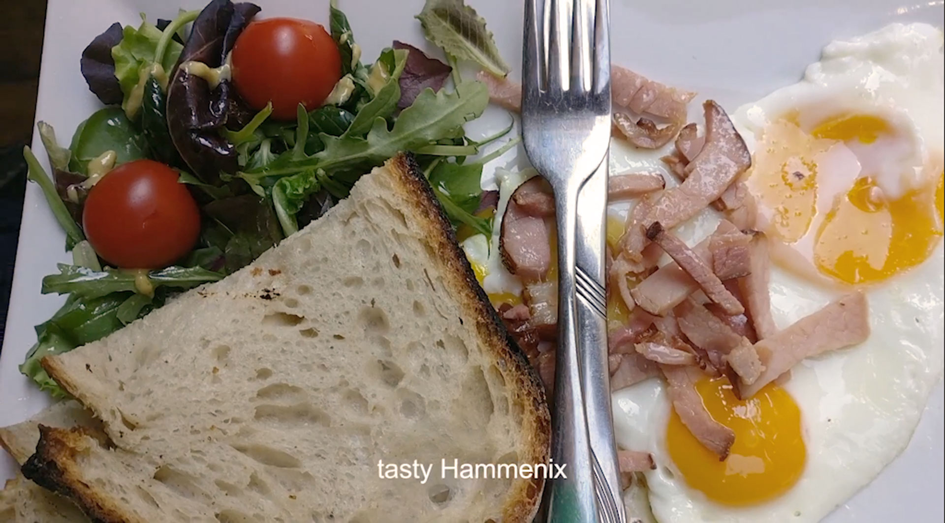 Another tasty Hammenix as breakfast