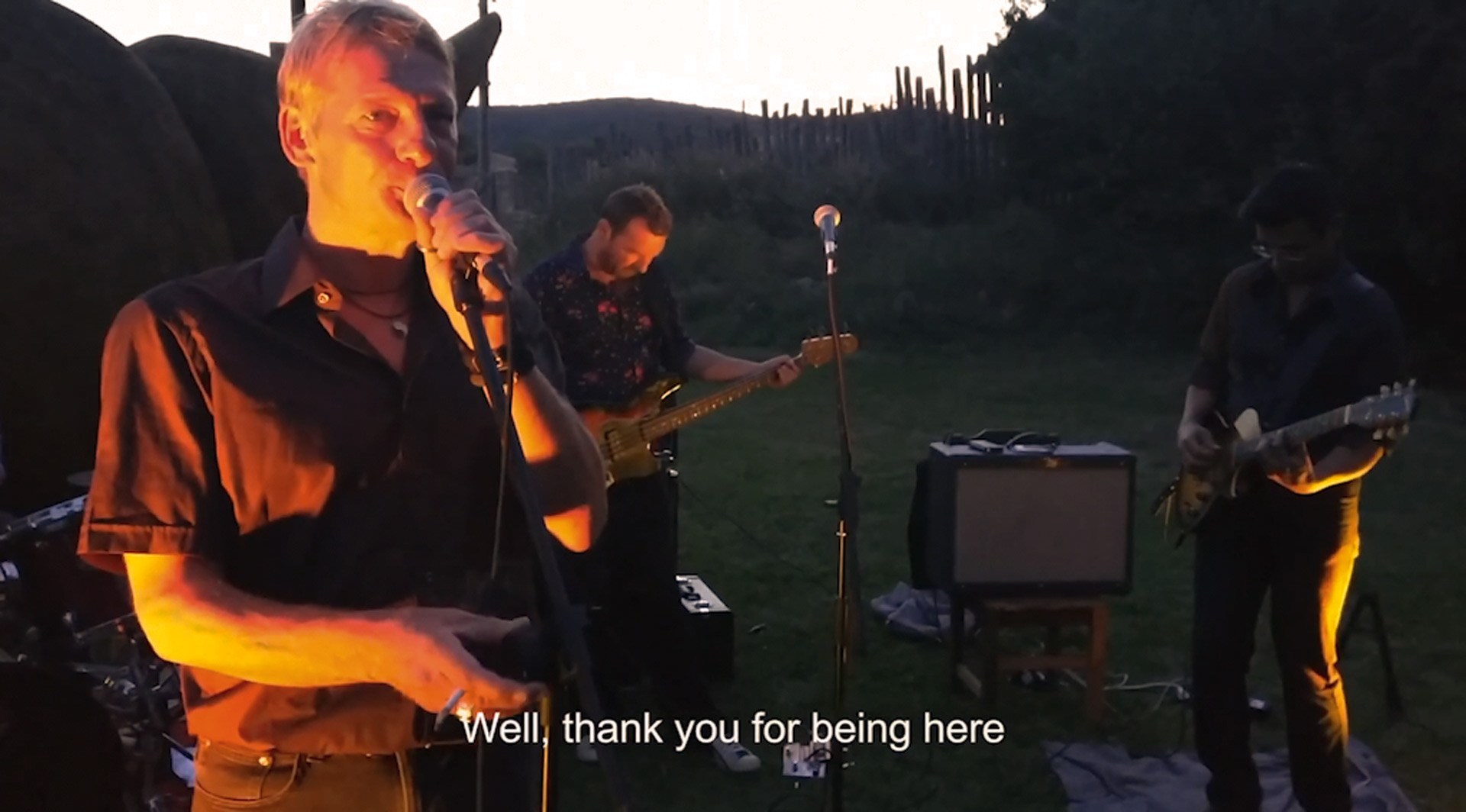 On stage at the festival of our hosts in Romania