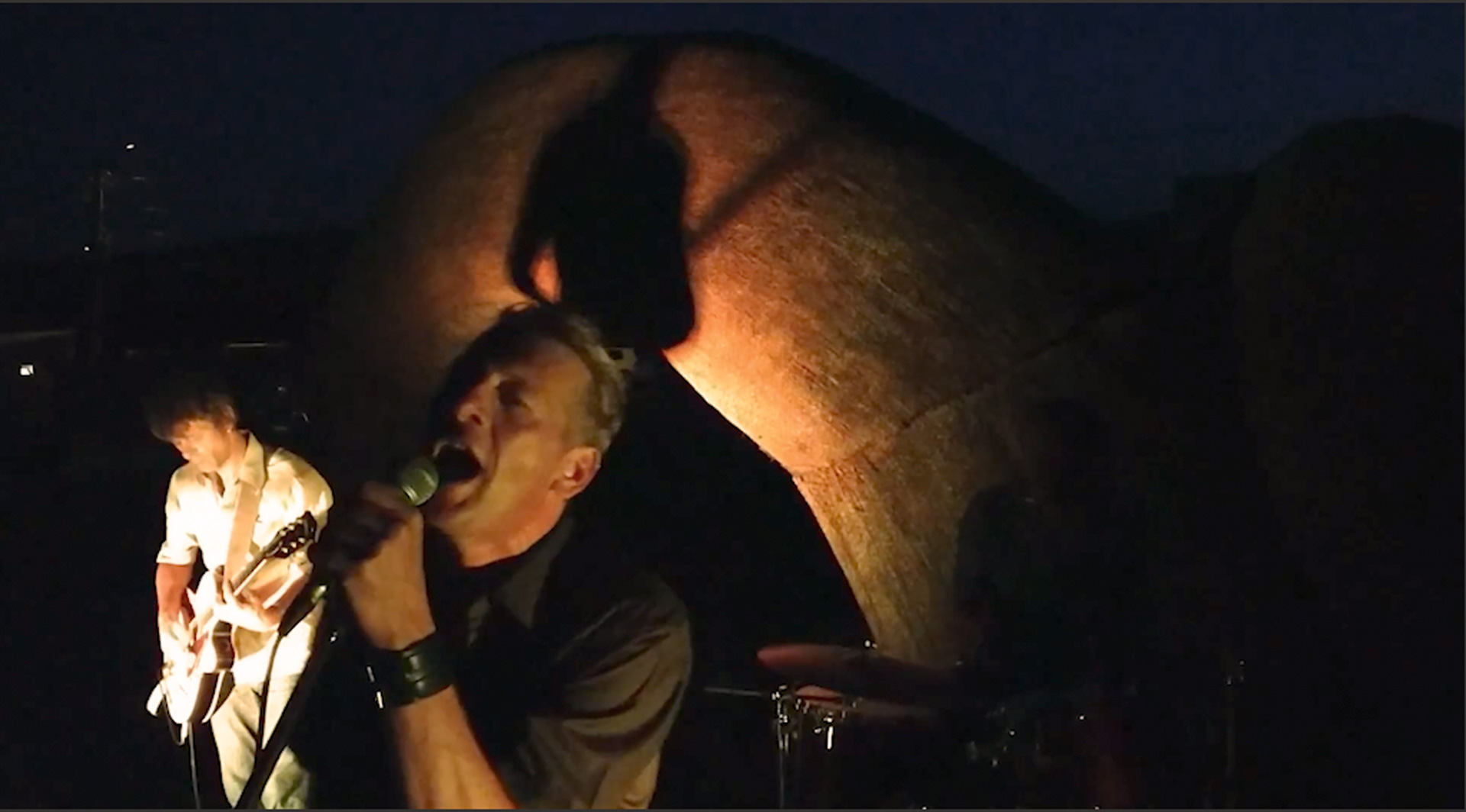 On stage at the festival of our hosts in Romania